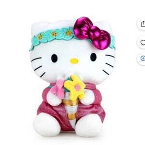 Sanrio Hello Kitty Virgo Plush - Pink and White